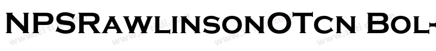 NPSRawlinsonOTcn Bol字体转换